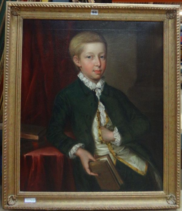 Irish School (18th century), Portrait of a young boy, believed to be Sir Richard Eyre-Cox, 4th Baronet, oil on canvas, 75cm x 62cm. Illustrated