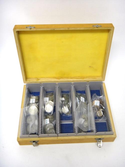 A collection of British pre-decimal, pre-1947 coinage, comprising; half crowns, florins, shillings, sixpences and threepences, also a quantity of twen