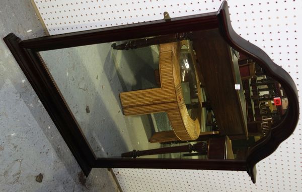 A 20th century wall mirror, 81cm x 107cm.   A2