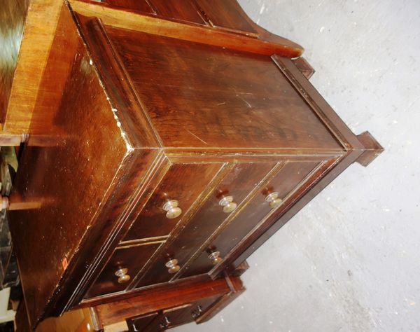 A 20th century mahogany chest of two short and two long drawers.  DIS