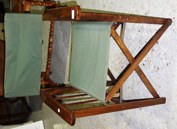 A set of four 20th century folding directors chairs, (4).  L7