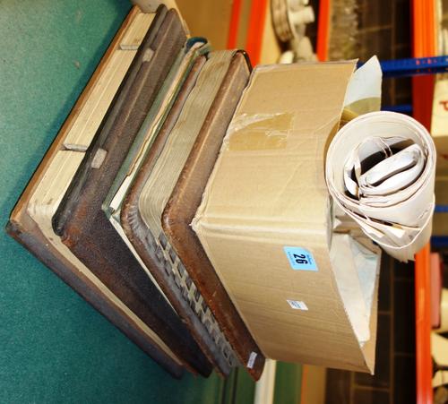 A large quantity of assorted stamps and assorted rolled posters, (qty).