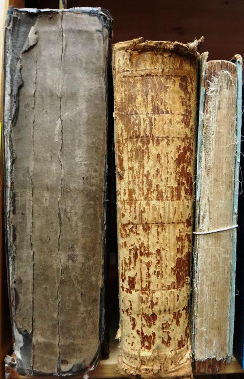 SCRAP & SKETCH ALBUMS - 2 quarto albums (of 240 pp. in all) full of period scraps, cuttings, greetings, water colour sketches etc. (mid - later 19th c