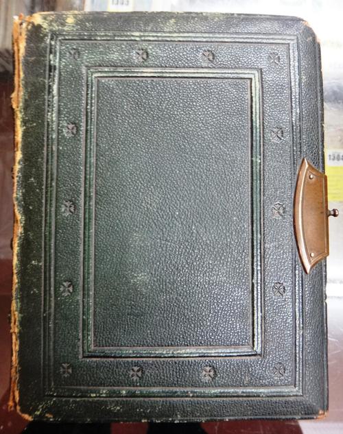 PHOTOGRAPHS - Royal Family; a leatherbound album of some 48 cabinet photos. mounted within gilt-rules & with some ms. captions; depicts Queen Victoria