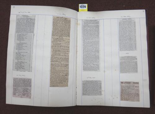 CAMBRIDGE UNIVERSITY - a Photograph Album of graduates & others; mounted photos. on some 30 leaves, many with identifying signatures, (mid 19th cent.)