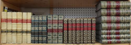 RACINE (J.)  Oeuvres de Jean Racine  . . .  publiees par M. Petitot.  5 vols. (in 4). old gilt & blind-decorated calf, marbled e/ps. & edges. Paris, 1