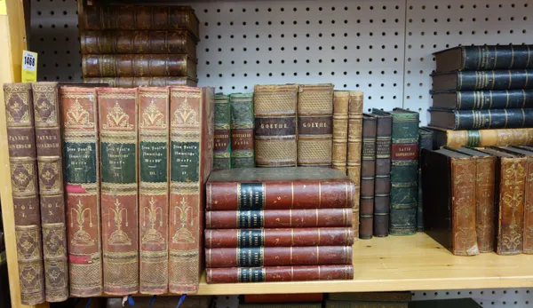 OLD LEATHER - of shelf filling usefulness; English & Continental; mostly 19th cent.
