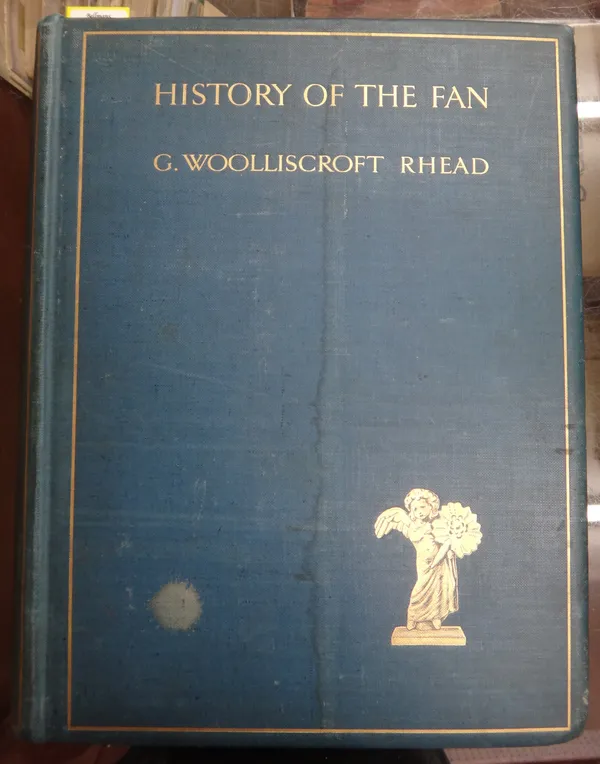 RHEAD (G.W.)  History of the Fan.  Limited Edition. num. coloured plates (some mounted on thick paper), also half tone plates & text illus., corrigend