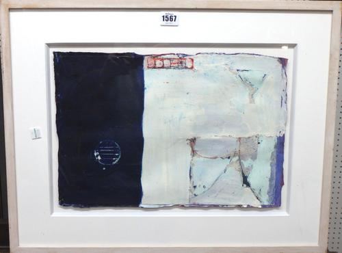 Michael David (b.1954), Untitled no.95; Untitled no.97, two, mixed media, one signed with initials and dated '87, the larger 28cm x 40cm.(2) DDS