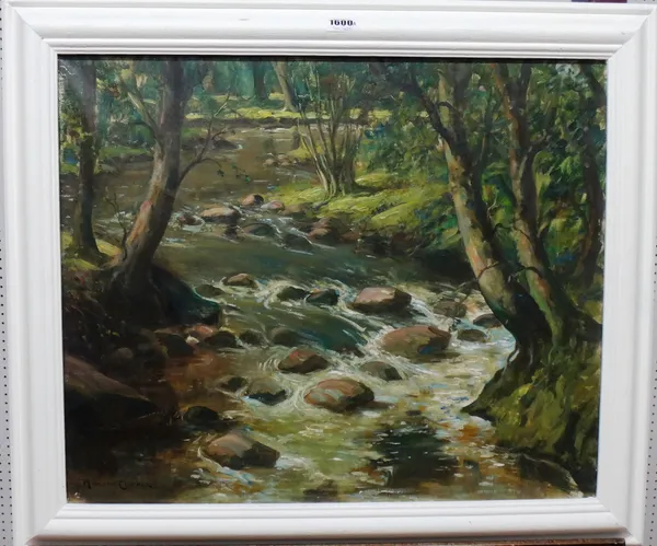Maurice Codner (1888-1958), The River Dart, oil on canvas, signed, 49cm x 60cm. DDS