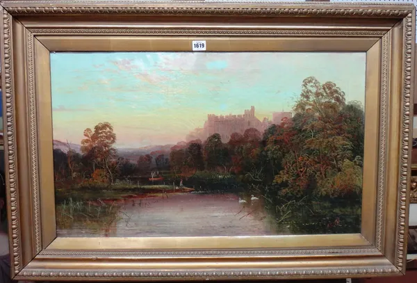 S. G. Allan (19th/20th century), The Thames at Windsor, oil on canvas, signed, 45cm x 75cm.