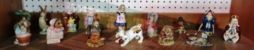 Beswick figures, including; Beatrix Potter and the Alice series, (qty).  CAB