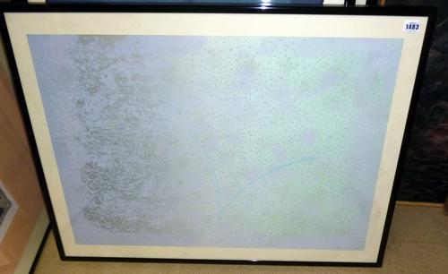 Alfred Dunn (British 1937-) Untitled, screenprint, signed and numbered 6/12, 56 by 77cms; and two other untitled works by the same artist (3).  Please