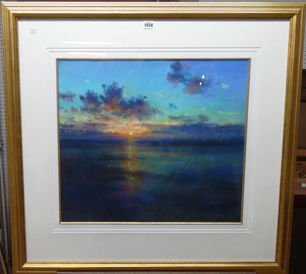 Norman Smith (b.1949), Griffel, Evening, pastel, signed, 53cm x 60cm. DDS