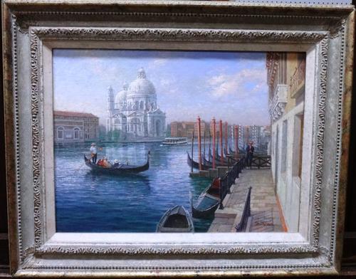 S. Francis Smitheman (20th century), Santa Maria della Salute, Venice, oil on canvasboard, signed, 29cm x 39cm. DDS