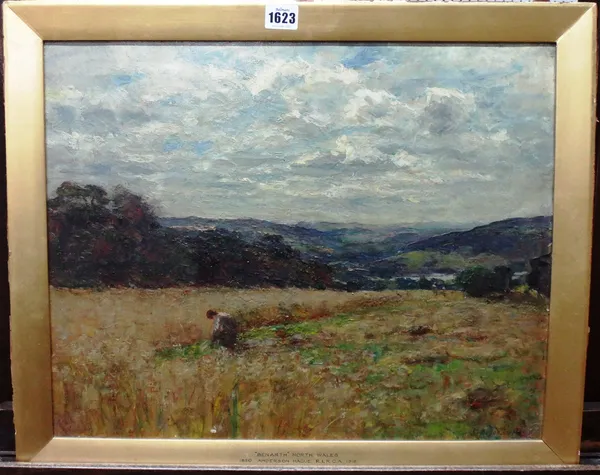 Arthur Anderson Hague (1850-1916), Benarth, North Wales, oil on canvas, signed, 40cm x 50cm.