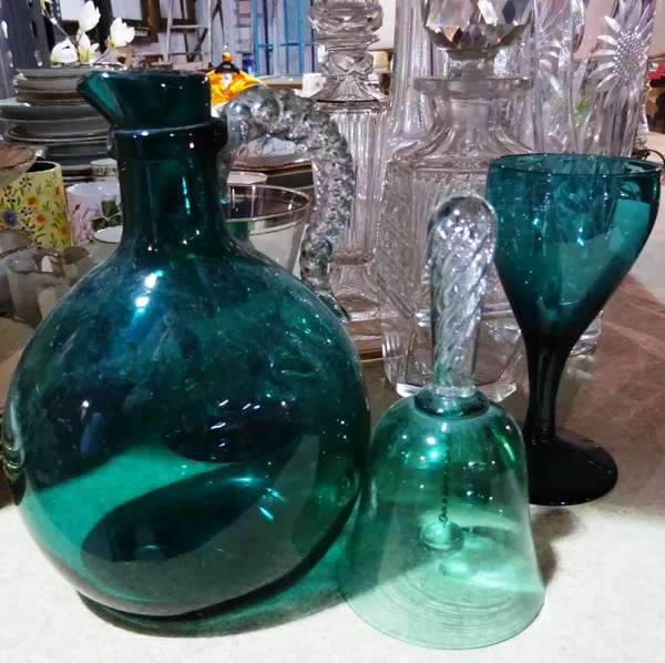 Ceramics and glass; comprising; a quantity of decorative ceramics, cups, saucers, plates, decanters and sundry, (qty). S2