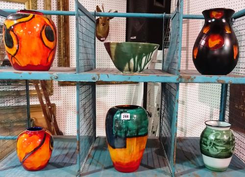 Ceramics, including; Poole pottery, Studio and other vases, (qty) CAB