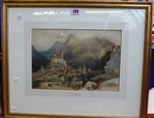 Attributed to William James Muller (1812-1845), A scene in the Balkans 1845, watercolour, 22.5cm x 32.5cm. F9