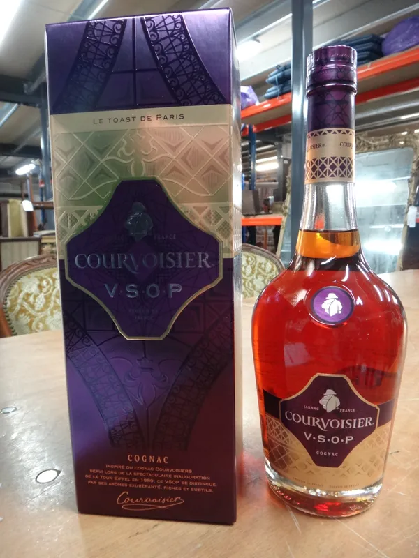 Six bottles of Courvoisier V.S.O.P cognac (70cl), presentation boxed, (6).