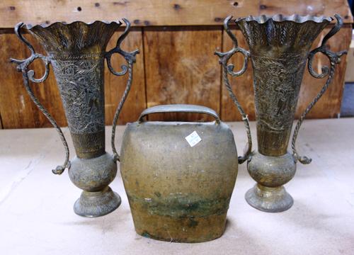 A 20th century plaster and terracotta figure of a British official. C1