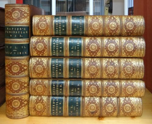 NAPIER (W.F.P.)  History of the War in the Peninsula and in the South of France  . . .  (mixed editions), 6 vols. 55 engraved plans & maps, half title