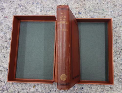 DICEY (A.V.)   Lectures Introductory to the Study of the Law of Constitution.  First Edition. half title, original black-ruled & gilt-lettered cloth,