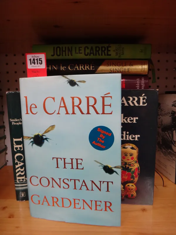 LE CARRE (J.)  A Collection of 11 first edition novels in d/wrappers, includes - Smiley's People (1980), Tinker Tailor (etc.,1974), & 9 later others.