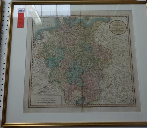 Thomas JEFFERYS - The German Dominions of the King of Great Britain; comprized under the name of the electorate of Brunswick - Luneburg  . . .  58 x 5