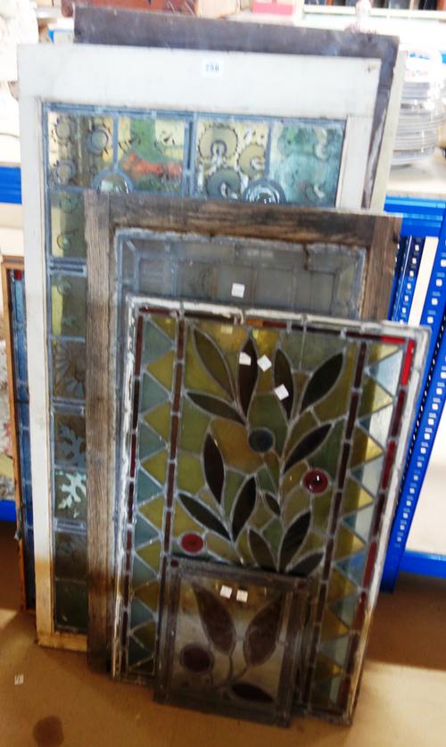 A West Persian rug, early 20th century, with three hooked medallions, an ivory ground, foliate border and minor borders, 93cm x 218cm.