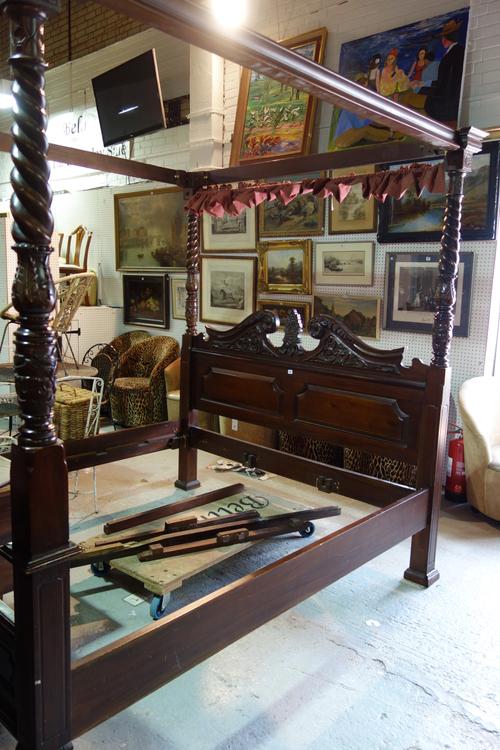 A 19th century birds eye maple three tier what-not, 43cm wide.  C9