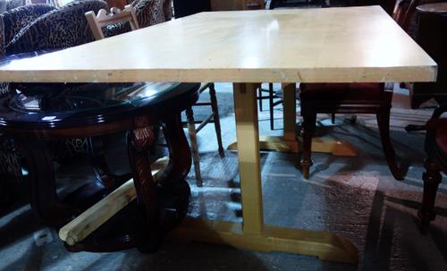 A 19th century pine wash stand/chest, with three quarter galleried half marble top over two long and one short drawer, 88cm wide. G5