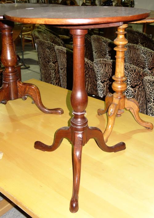 A George III mahogany secretaire bookcase with astragal glazed top over three drawer base, 107cm wide. DIS