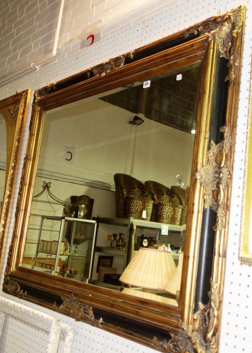 A blue painted dresser with rack, 153cm wide x 228cm high.  EXTRA