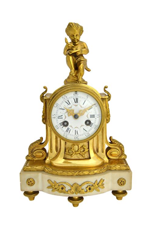 An oak cased eight day longcase clock, 19th century, the brass dial detailed 'Dicker of Silchester', the door with circular glazed pendulum aperture o