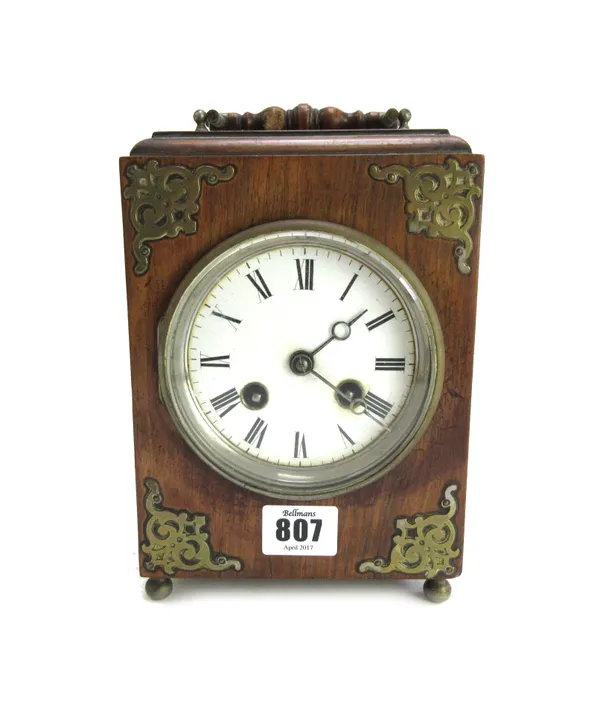 An oak eight day musical longcase clock, 19th century, the square dial plate with three subsidiary dials, detailed 'J White Gt Haywood, the square hoo