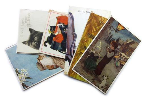 POSTCARDS - a miscellany of Sentimental, Greetings, & a few Topographical; approx. 250.