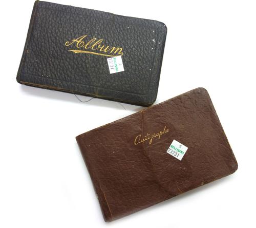 AUTOGRAPHS - three albums; one (262 signatures) including W.G. Grace; another with some WWI interest (Roy. Flying Corps., & 20th Aero Sqdn. US. Army),