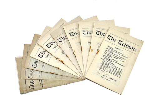 FASCISM - The Tribune: the Organ of Fascist Opinion, vol. 1 no. 1, (Dec. 1926) -  no. 11, (Dec. 1927);  originally edited & published by A.M. Coles, B