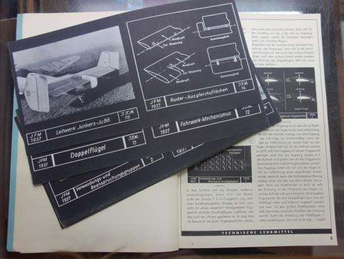 JUNKERS AIRCRAFT - a Promotional Album with 48 captioned & mounted photos., Dessau, (1937);  AUFBAU UND KONSTRUKTION JU86  . . .  18pp. illus. through