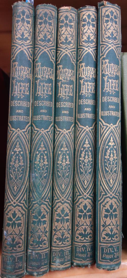 SHERER (J.)  Rural Life  . . .  in the Management of Horses, Dogs, Cattle, Sheep, Pigs, Poultry  . . .  (and) modern farming, gardening, shooting, ang