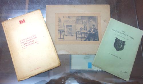MUNNINGS (A.J.)  The Tale of Anthony Bell: a hunting ballad. pictorial wrappers, slim 8vo. published privately, (1921).  *  signed by the author (1949