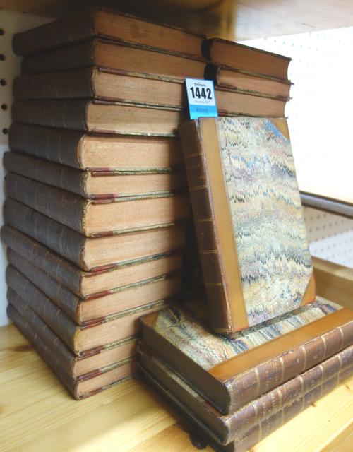 THE BRITISH ESSAYISTS  . . .  30 vols. (some with portrait frontispieces); later half calf & marbled boards, sm. 8vo. 1827.