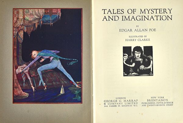 CLARKE (Harry), illustrator.  Tales of Mystery and Imagination, by Edgar Allan Poe. (? First Edition) 32 plates (8 coloured, & mounted on thick paper)