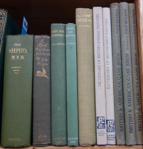 POLLARD (B.C.)  Game Birds  . . .  First Edition. 12 coloured plates (mounted & with captioned guards), by Philip Rickman) & other illus., gilt-letter