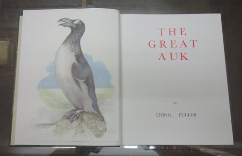 FULLER (E.)  The Great Auk.  Limited Edition. coloured & mounted frontis., illus. throughout (many full-page & coloured); publisher's green half moroc