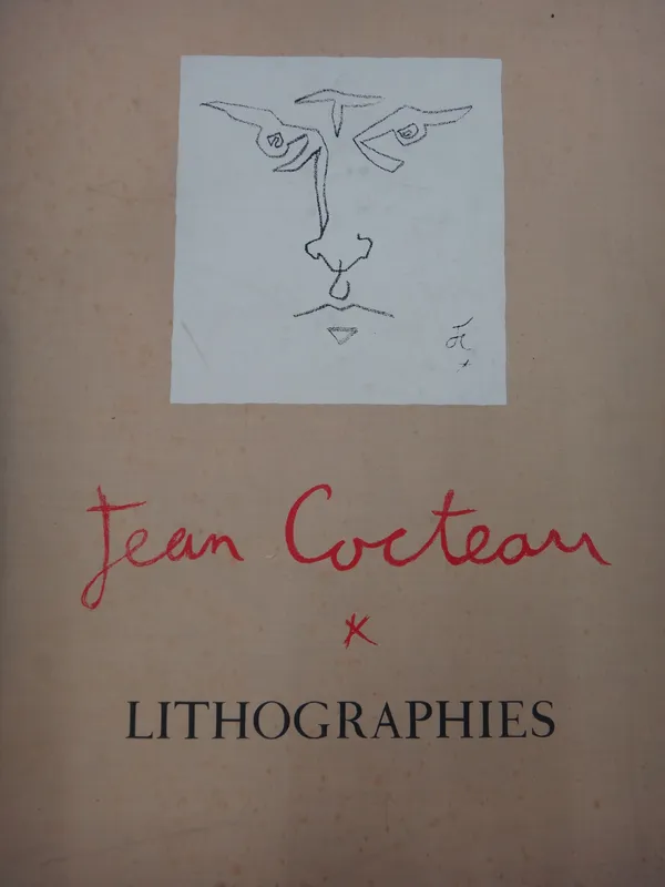 COCTEAU (J.)  25 Lithographes Originales  . . .  Limited Edition. 2 prints only present, with introductory letterpress; contained in the original box,