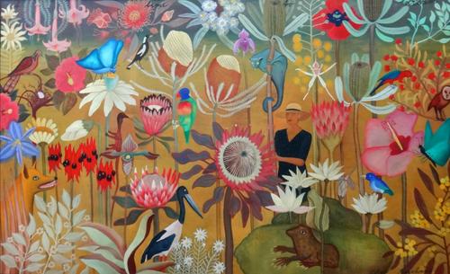 Bob Marchant (b.1938), A Time to Dream, oil on canvas, signed, 122cm x 198cm.  Illustrated