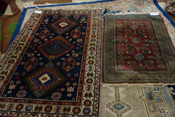 A Pakistan rug of Perepedil design and a modern Shirvan rug, 168cm 100cm, (2). F9