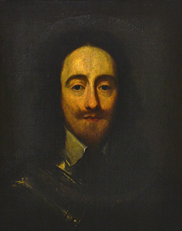 After Sir Anthony van Dyck, Portrait of King Charles I, oil on canvas, 57cm x 46cm. Illustrated